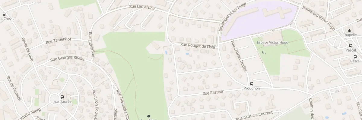 Plan du 8 Rue Jean Jacques Rousseau à Montbéliard
