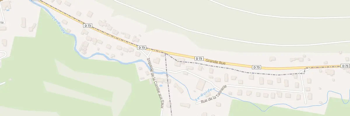 Plan du 1 Rue Grande à Écurcey