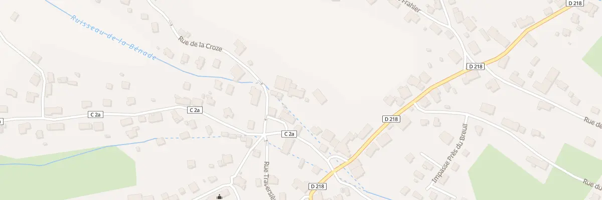Plan du 8B Rue de Chenebier à Châlonvillars