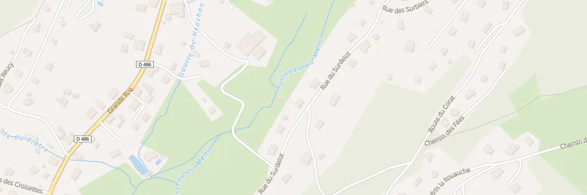 Plan du 11 Rue du Surdelot au Ménil