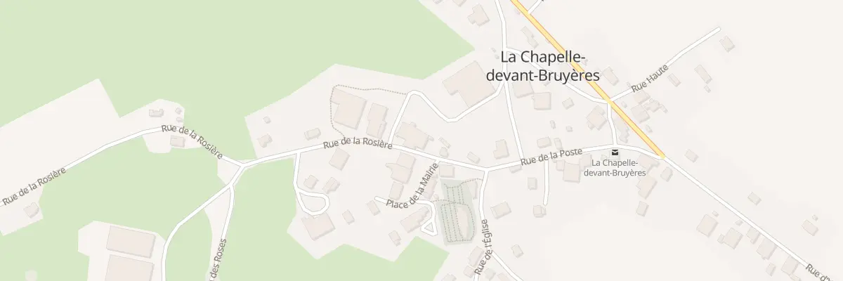 Plan du 16 Rue de la Rosière à La Chapelle-devant-Bruyères