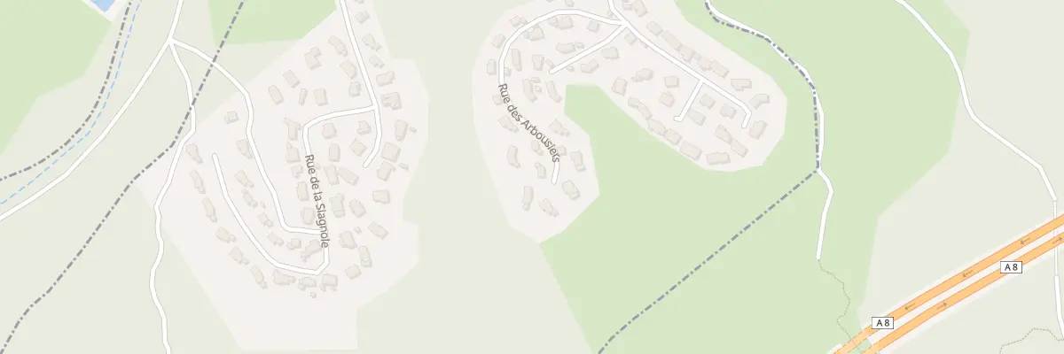Plan du 20 Che Hameau des Fustieres à Montauroux