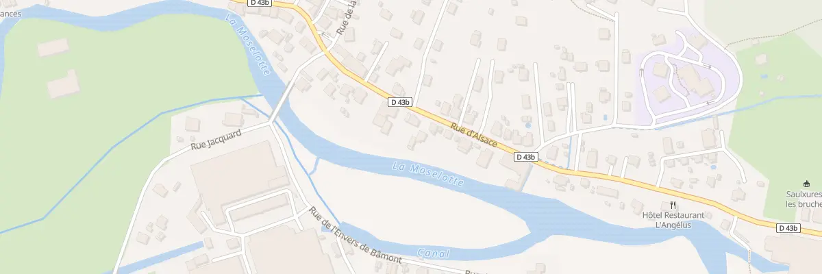 Plan du 134 Rue d’Alsace à Saulxures-sur-Moselotte