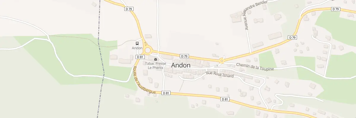 Plan du 80 Pl Victorin Bonhomme à Andon