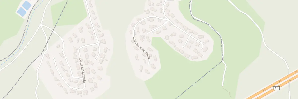 Plan du 25 Che Hameau des Fustieres à Montauroux