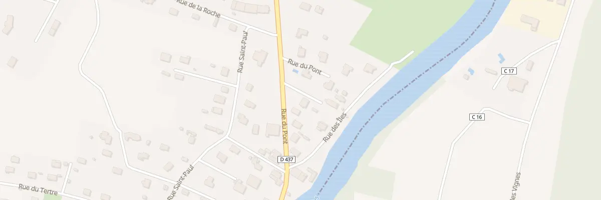Plan du 122 Rue du Pont à Mathay