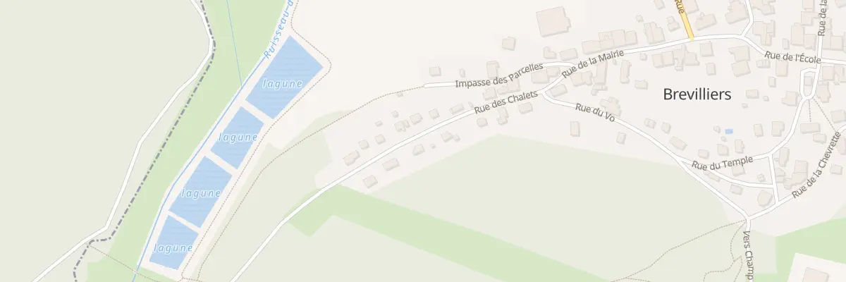Plan du 9 Rue des Châlets à Brevilliers