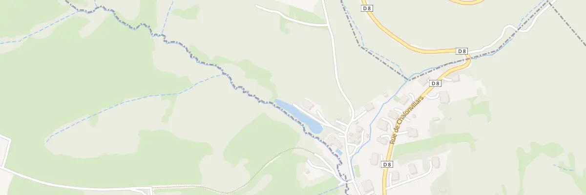 Plan du 10 Rue des Chenerées à Évette-Salbert