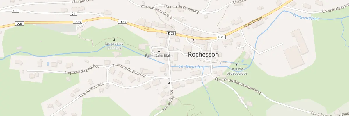 Plan du 5 Rue de l’Eglise à Rochesson