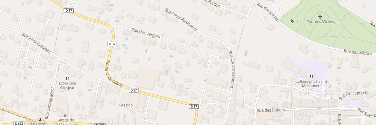 Plan du 7A Rue des Vergers à Montbéliard