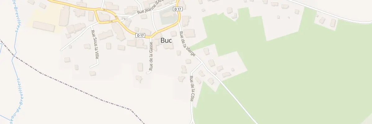 Plan du 2T Rue de la Vierge à Buc