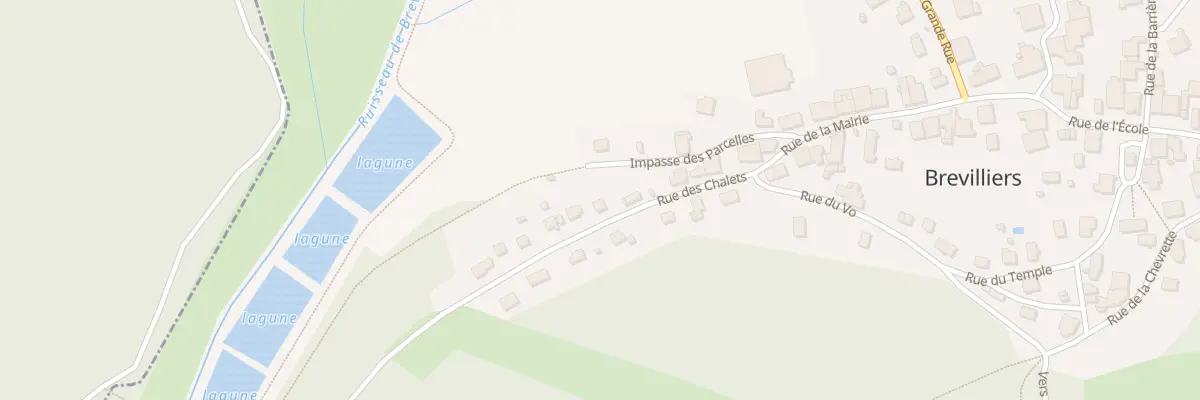 Plan du 8 Rue des Châlets à Brevilliers