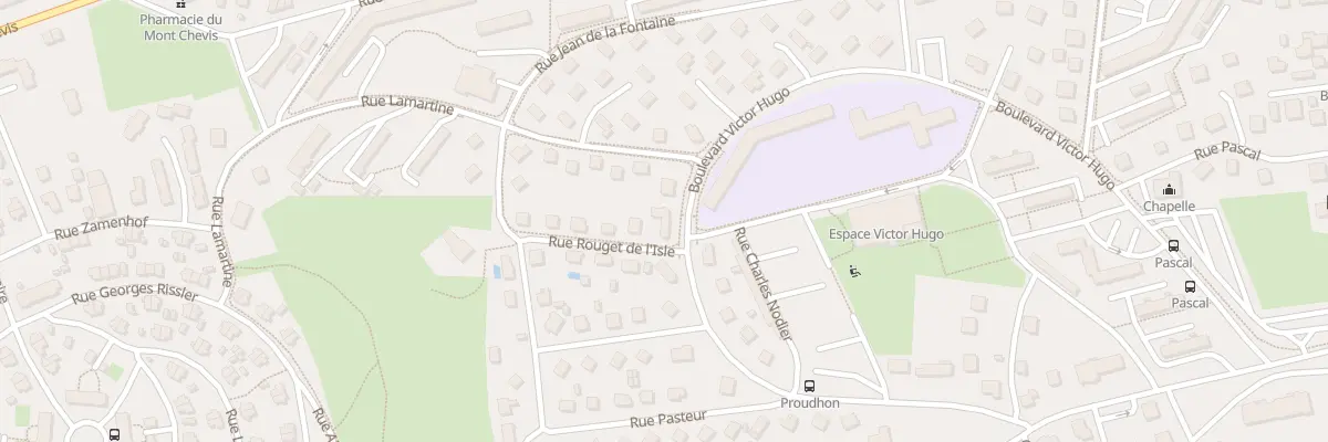 Plan du 13 Bd Victor Hugo à Montbéliard