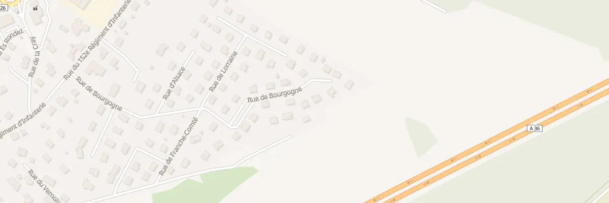Plan du 23 Rue de Bourgogne à Voujeaucourt