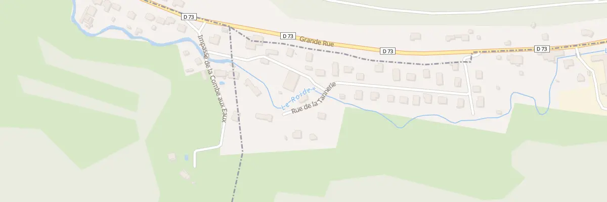 Plan du 23 Rue de la Tannerie à Autechaux-Roide