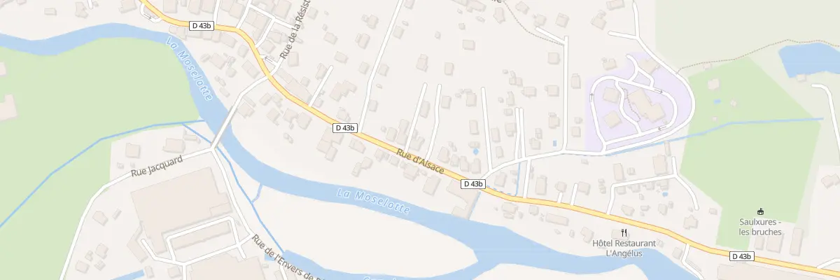 Plan du 191 Rue d’Alsace à Saulxures-sur-Moselotte