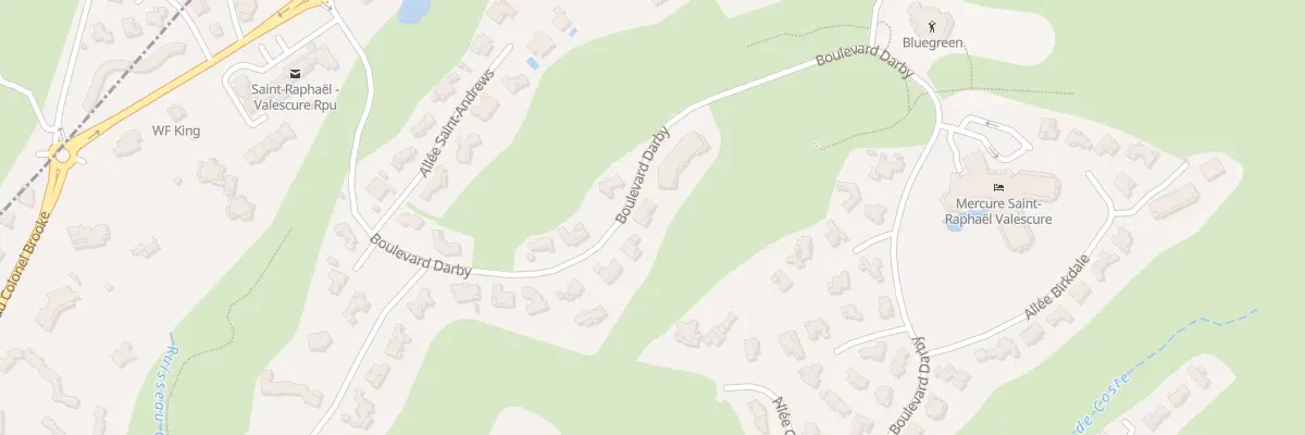 Plan du 450 Bd Darby à Saint-Raphaël
