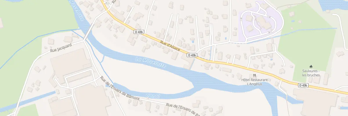 Plan du 224 Rue d’Alsace à Saulxures-sur-Moselotte