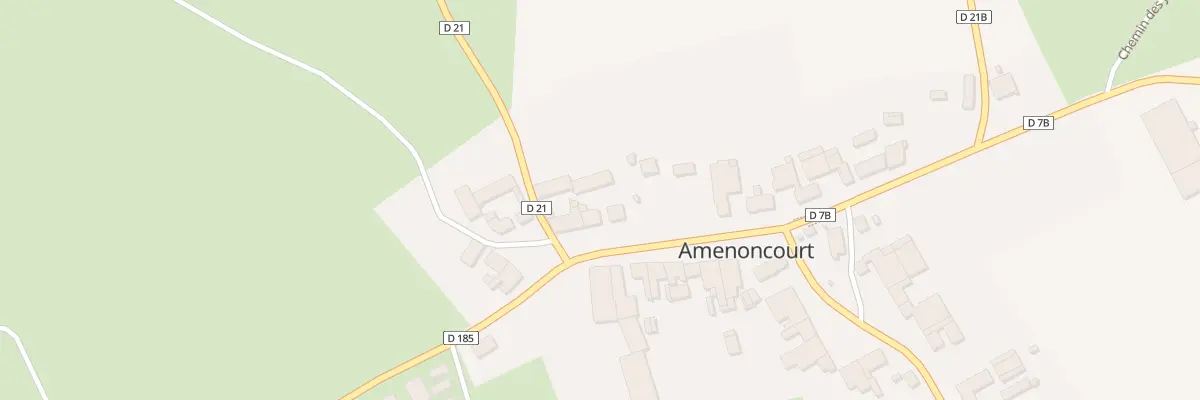 Plan du 37 Grande Rue à Amenoncourt