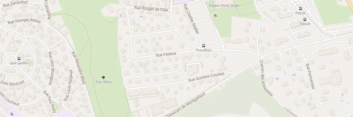 Plan du 5 Rue Louis Pasteur à Montbéliard