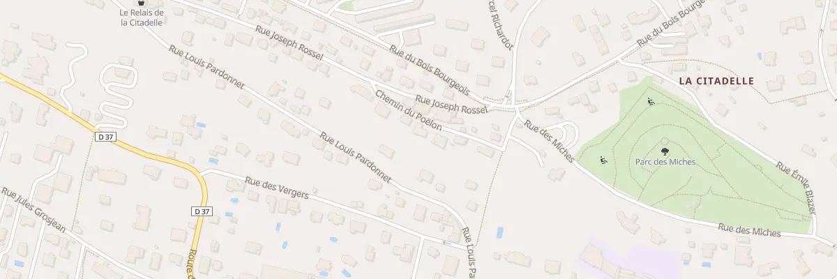 Plan du 7B Che du Poelon à Montbéliard