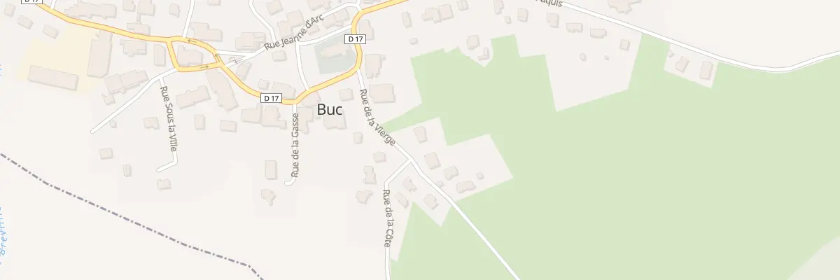 Plan du 3 Rue de la Vierge à Buc