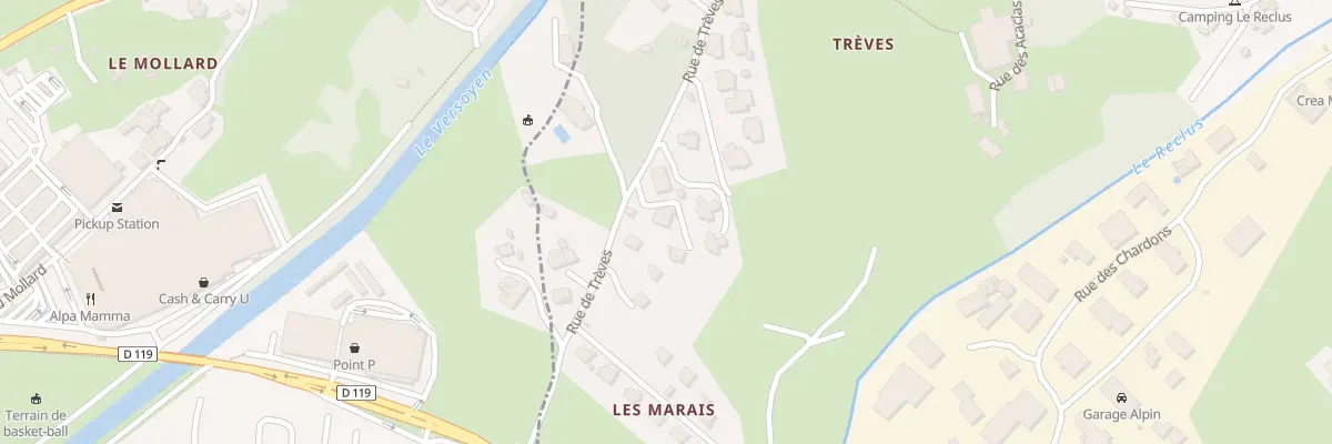 Plan du 7 Rue de Trèves à Séez