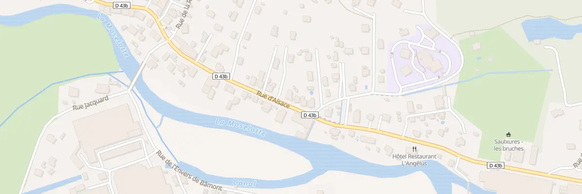 Plan du 235 Rue d’Alsace à Saulxures-sur-Moselotte
