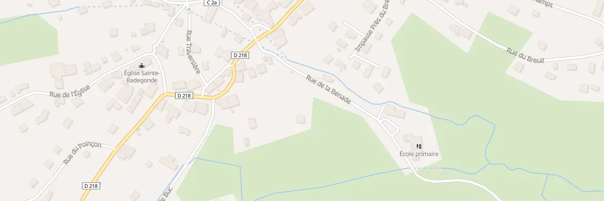Plan du 6 Rue de la Benade à Châlonvillars