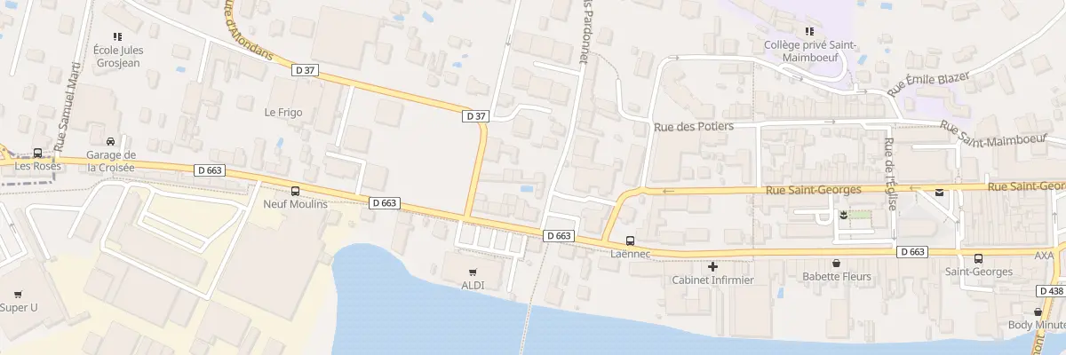 Plan du 3 Rue Louis Pardonnet à Montbéliard