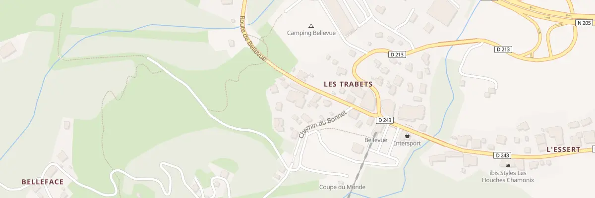 Plan du 107 Rue de Bellevue aux Houches