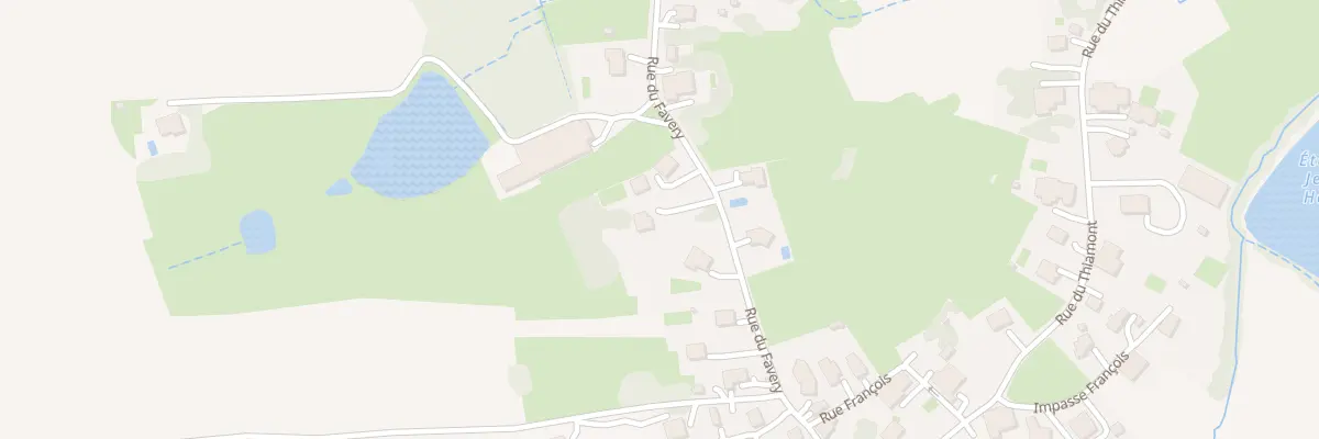 Plan du 15 Rue du Favery à Évette-Salbert