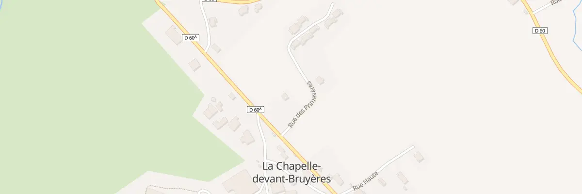 Plan du 25 Rue des Primevères à La Chapelle-devant-Bruyères