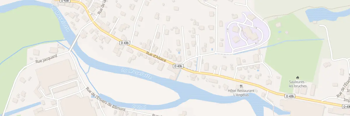 Plan du 23 Rue d’Alsace à Saulxures-sur-Moselotte