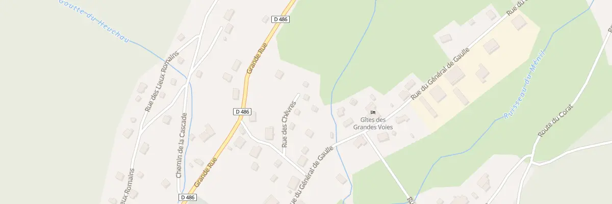 Plan du 9 Rue des Chevres au Ménil