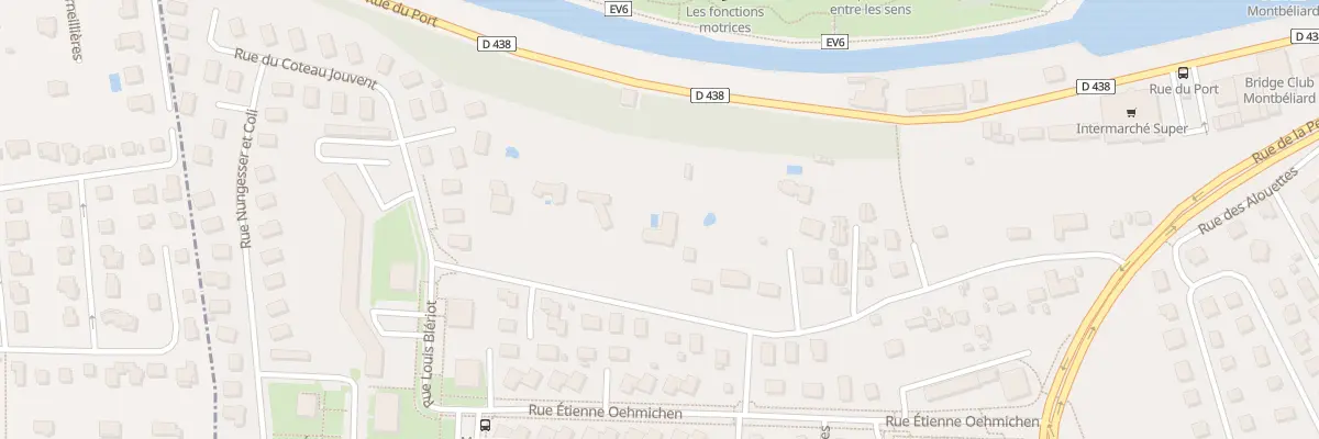 Plan du 38 Rue du Coteau Jouvent à Montbéliard