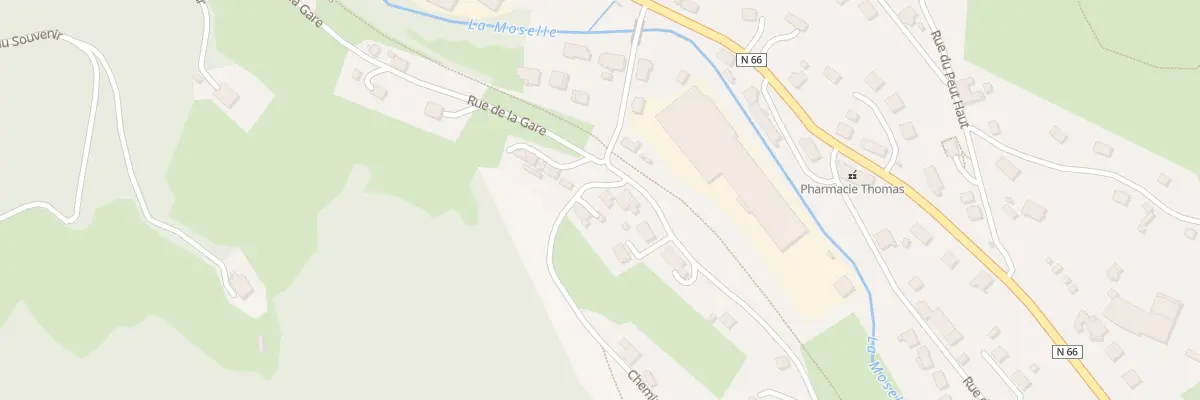 Plan du 2A Rue de la Tuilerie à Fresse-sur-Moselle