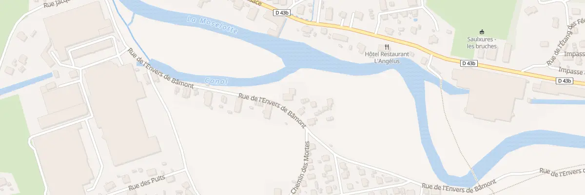 Plan du 395 Rue de l’Envers de Bamont à Saulxures-sur-Moselotte
