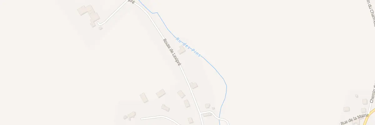 Plan du 24B Rte de Lexipré aux Poulières