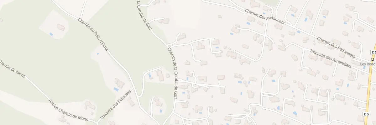 Plan du 178 Che de la Combe de Gari à Saint-Cézaire-sur-Siagne