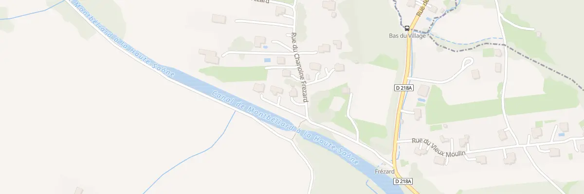 Plan du 1A Rue du Chanoine Frezard à Châlonvillars
