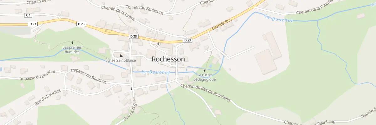 Plan du 7 Rue d’Amont à Rochesson