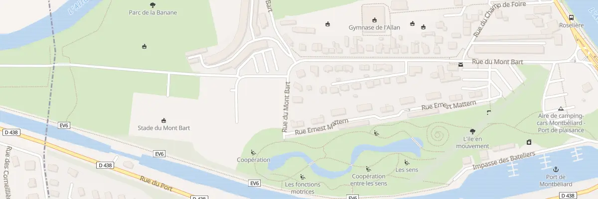 Plan du 33 Rue du Mont Bart à Montbéliard