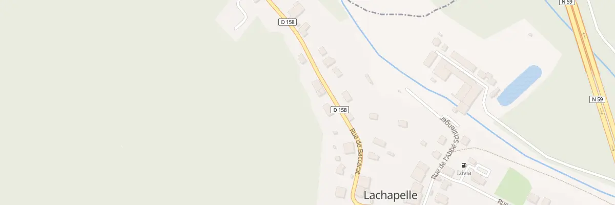 Plan du 9 Rue de Baccarat à Lachapelle