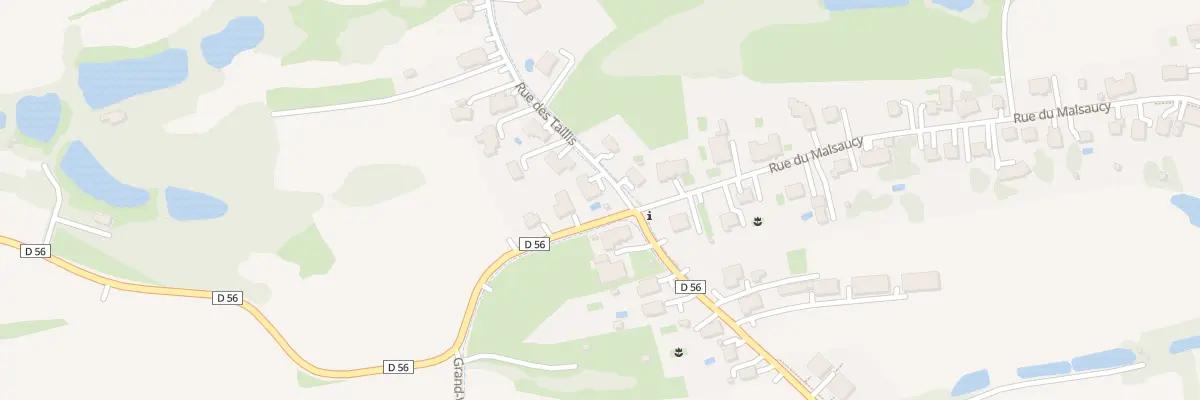 Plan du 86 Rue du Malsaucy à Évette-Salbert