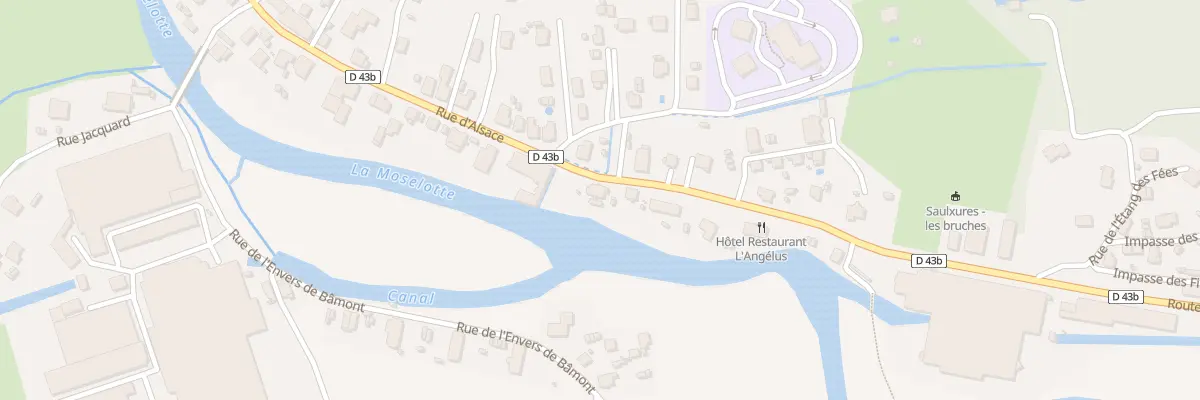 Plan du 320 Rue d’Alsace à Saulxures-sur-Moselotte