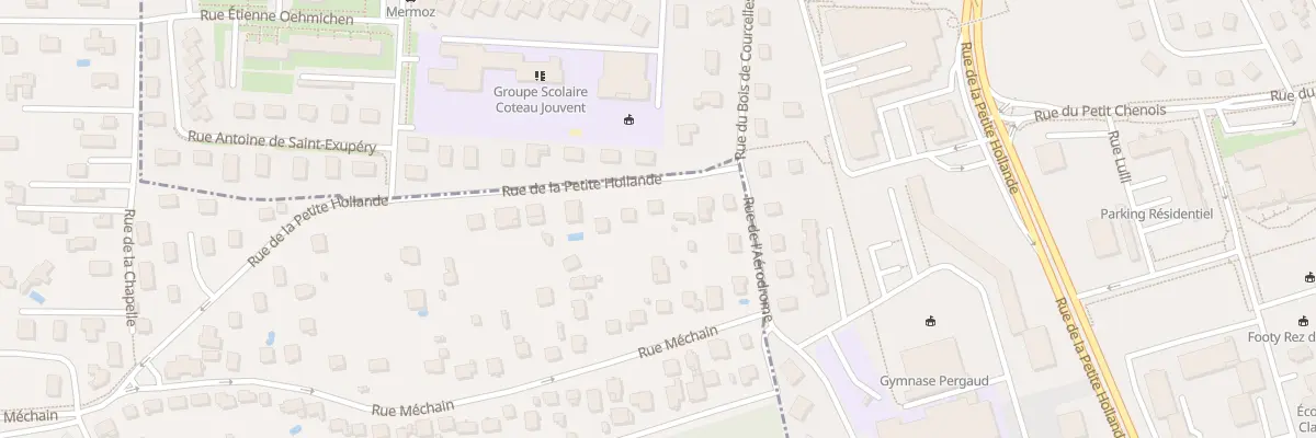 Plan du 34 Rue de la Petite Hollande à Courcelles-lès-Montbéliard