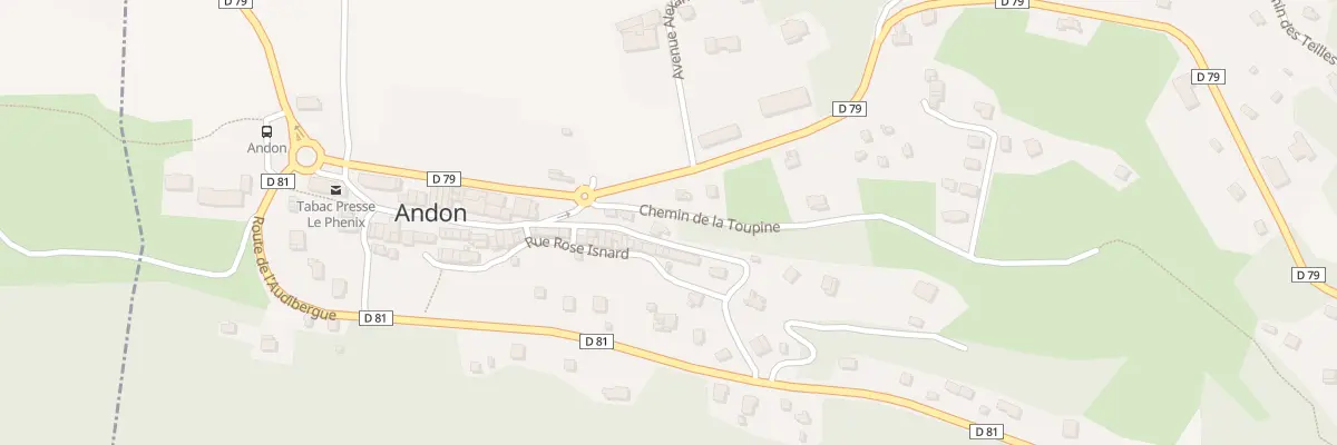 Plan du 111 Av des Anciens Combattants à Andon