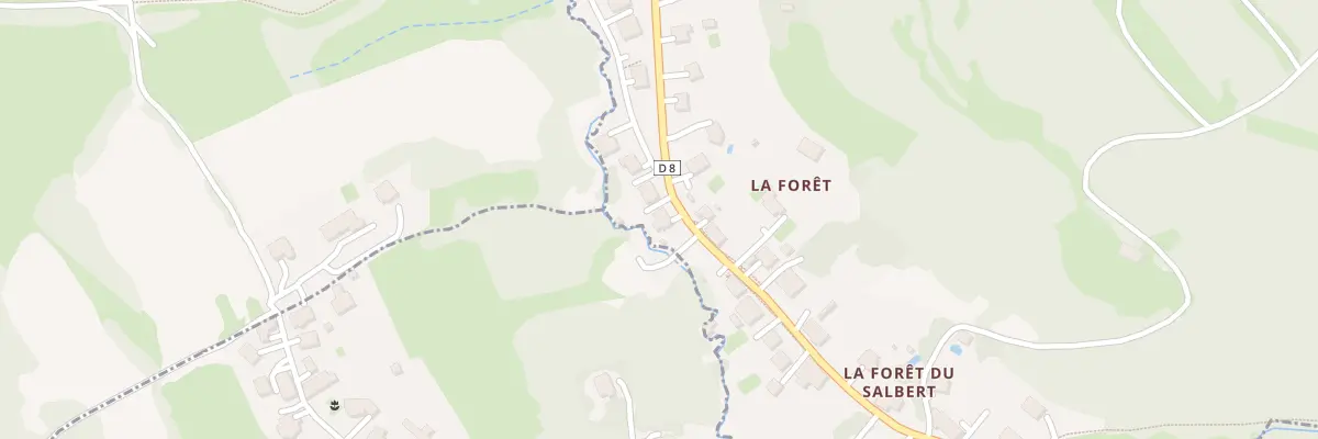 Plan du 22 Rue de Chalonvillars à Évette-Salbert