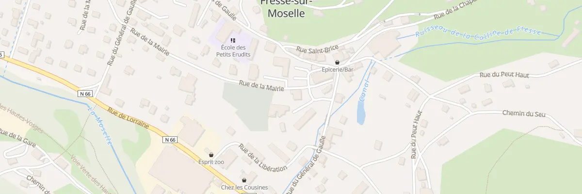 Plan du 3 Pl du Corps Francs Pommies à Fresse-sur-Moselle
